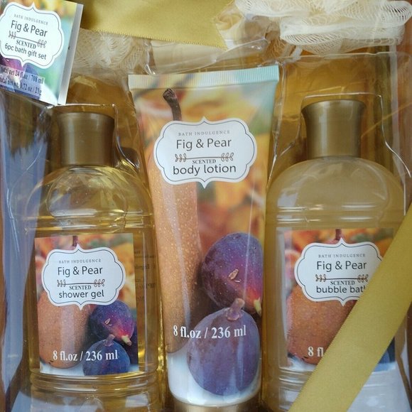 Bath Indulgence Bath & Body New Bath Indulgence Fig Pear 6pc Bath